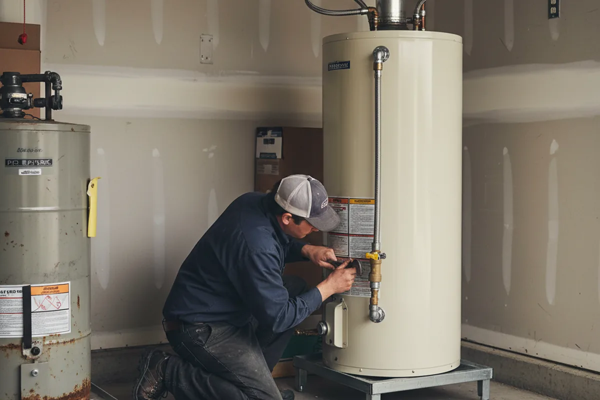 Water heater and shutoff valve replacement in Nampa